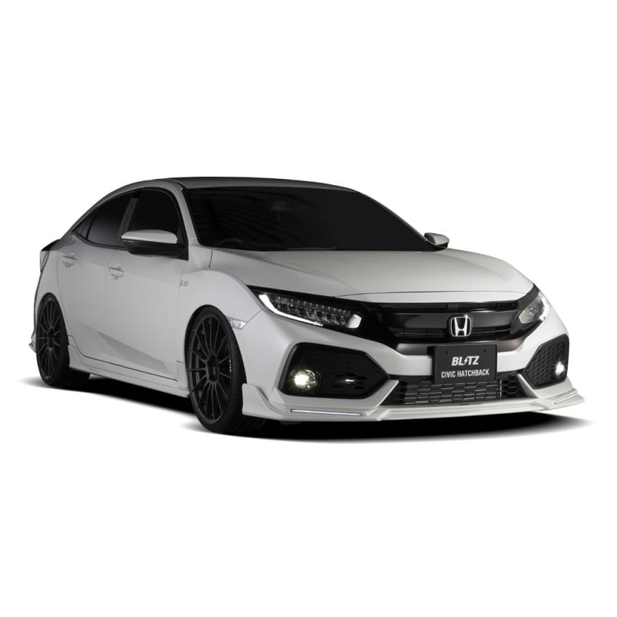 Blitz ブリッツ Aero Speed R Concept フロントリップスポイラー クリスタルブラック パール ホンダ シビックハッチバック Fk7 ビゴラス 通販 Yahoo ショッピング