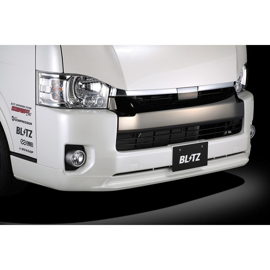 【BLITZ/ブリッツ】 AERO SPEED R-Concept フロントリップスポイラー for WIDE 未塗装 ハイエース/レジアスエース TRH21#,KDH21H [60372] | BLITZ | 02
