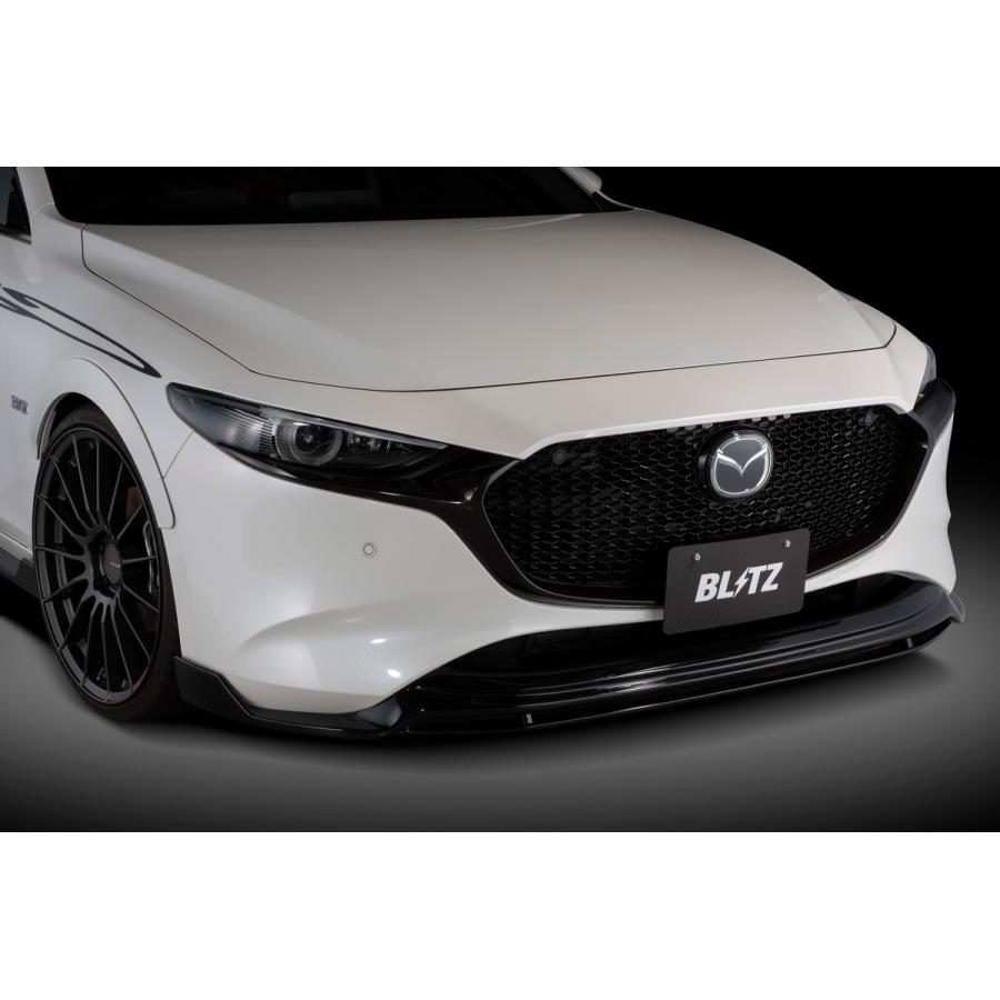 Blitz ブリッツ Aero Speed R Concept フロントリップスポイラー Bk マツダ Mazda3 Fastback Bp5p Bp8p Bpfp Bpep ビゴラス 通販 Yahoo ショッピング