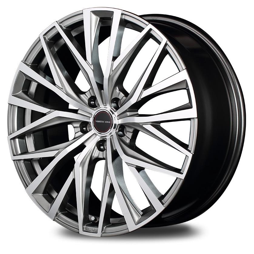 VERTEC ONE ALBATROSS 17X7J INSET48 (43) 5H P.C.D.114.3 ハイパーシルバーポリッシュ 4本セット
