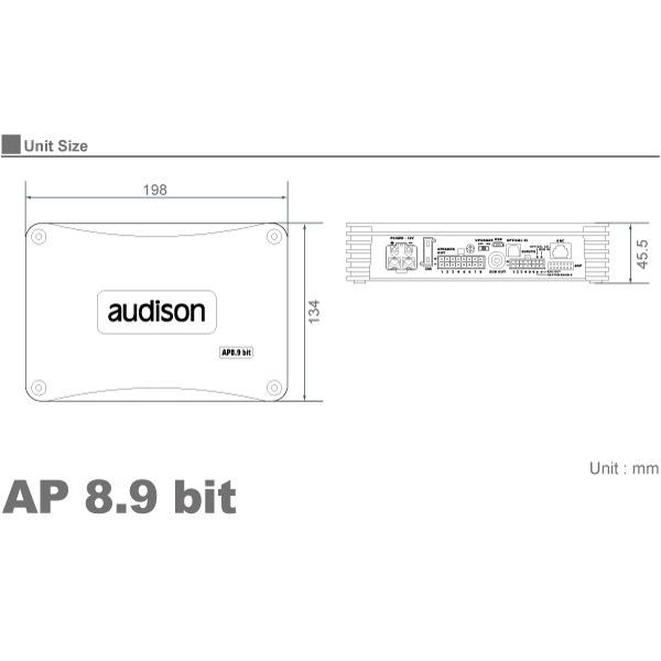 【国内正規品】audison/オーディソン 9ch DSP + 35W x 8ch amplifiers AP8.9 bit|vigoras|02