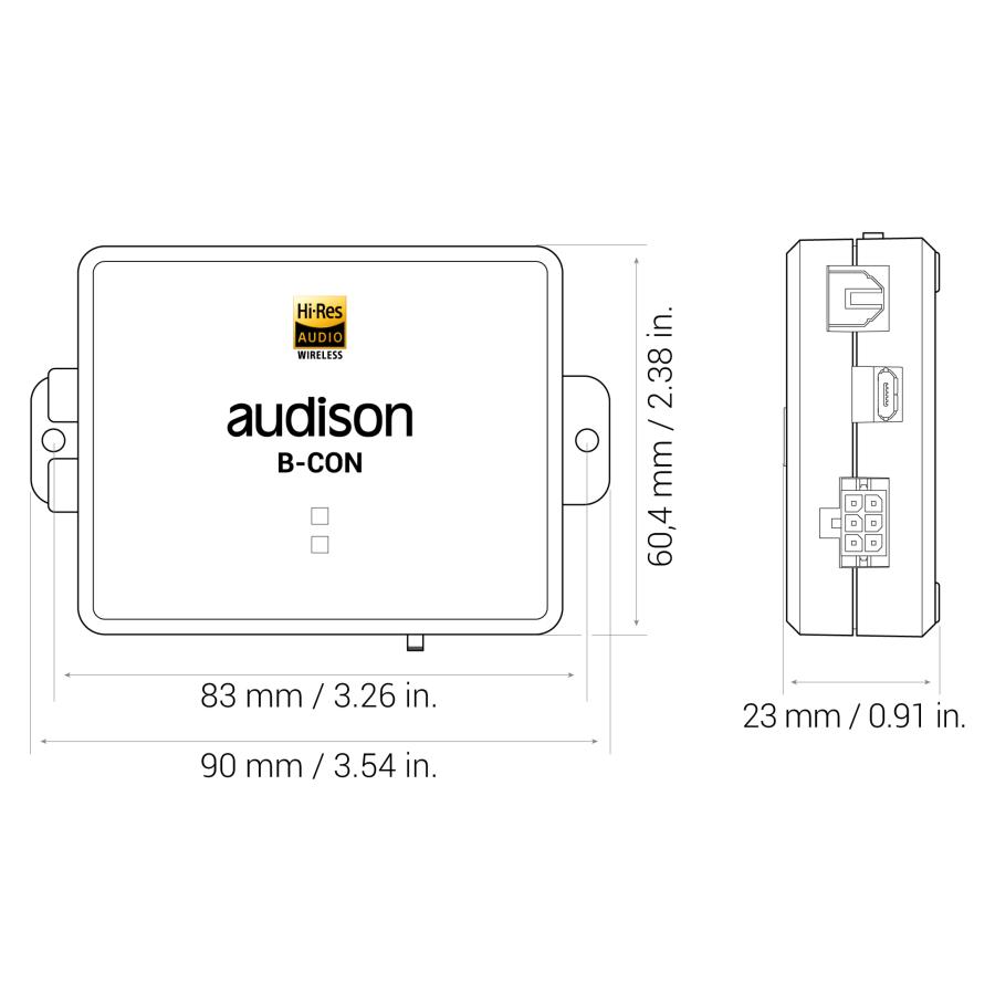 国内正規品】 audison/オーディソン ハイレゾ対応Bluetoothレシーバー