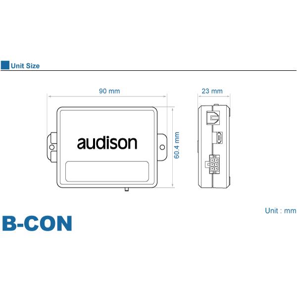 新品 audison B-CON  ハイレゾ対応Bluetoothレシーバー オーディソン 正規品 B-CON ハイレゾブルートゥースレシーバー