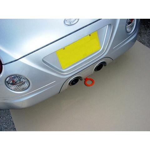 【KAWAI WORKS/カワイ製造所】 引っ張ること引っ掛かり(Racing hook) リヤ 固着させるType ダイハツ コペン L880 [DA0150-RFR-99] 牽引フック-セーフティー用品-自動車