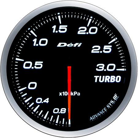 【Defi/デフィ】 Defi-Link Meter ADVANCE BF(アドバンスビーエフ) ターボ計 Max300kPaモデル Φ60 ホワイト [DF14701] | Defi