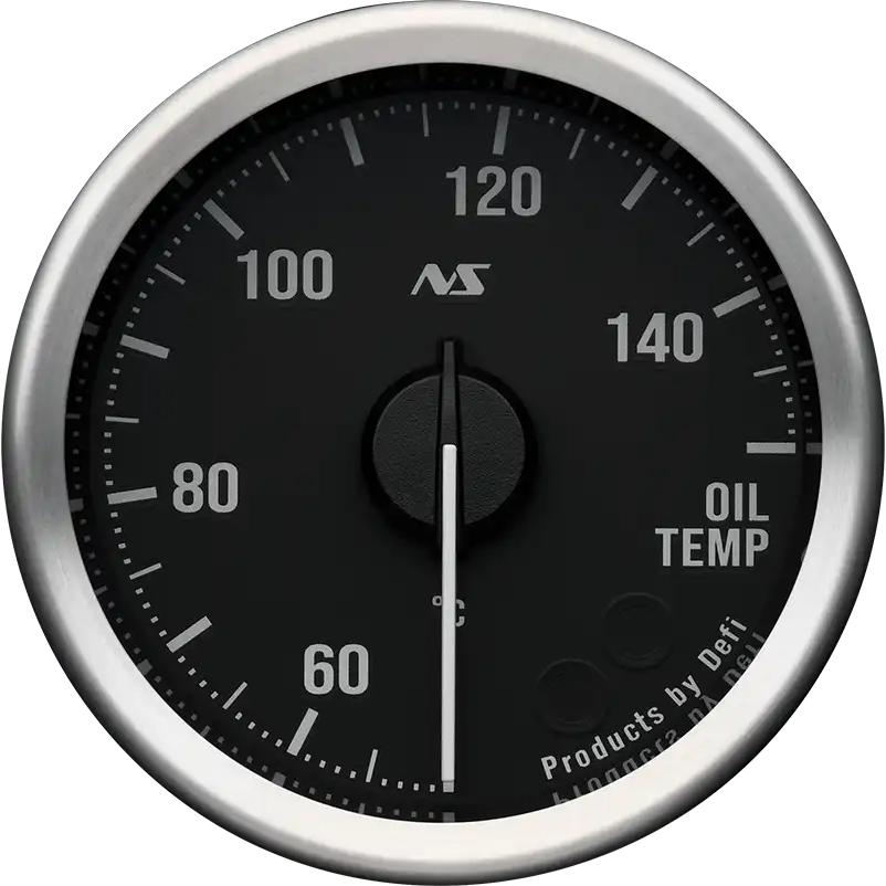【Defi/デフィ】 Defi-Link Meter ADVANCE RS II 油温計 （表示範囲：50℃〜150℃） Φ52 黒 70sホワイト [DF20902] | Defi