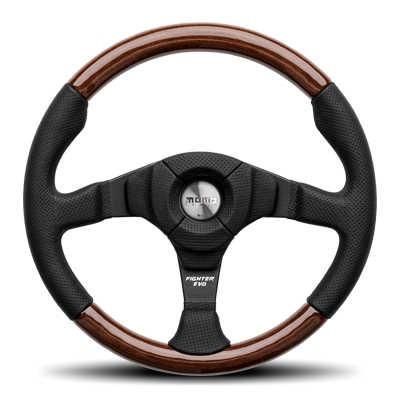 車と釣り好き MOMO ステアリング　FIGHTER EVO MOMO（モモ） 【MOMO/モモ】 ステアリング FIGHTER EVO LEATHER&WOOD