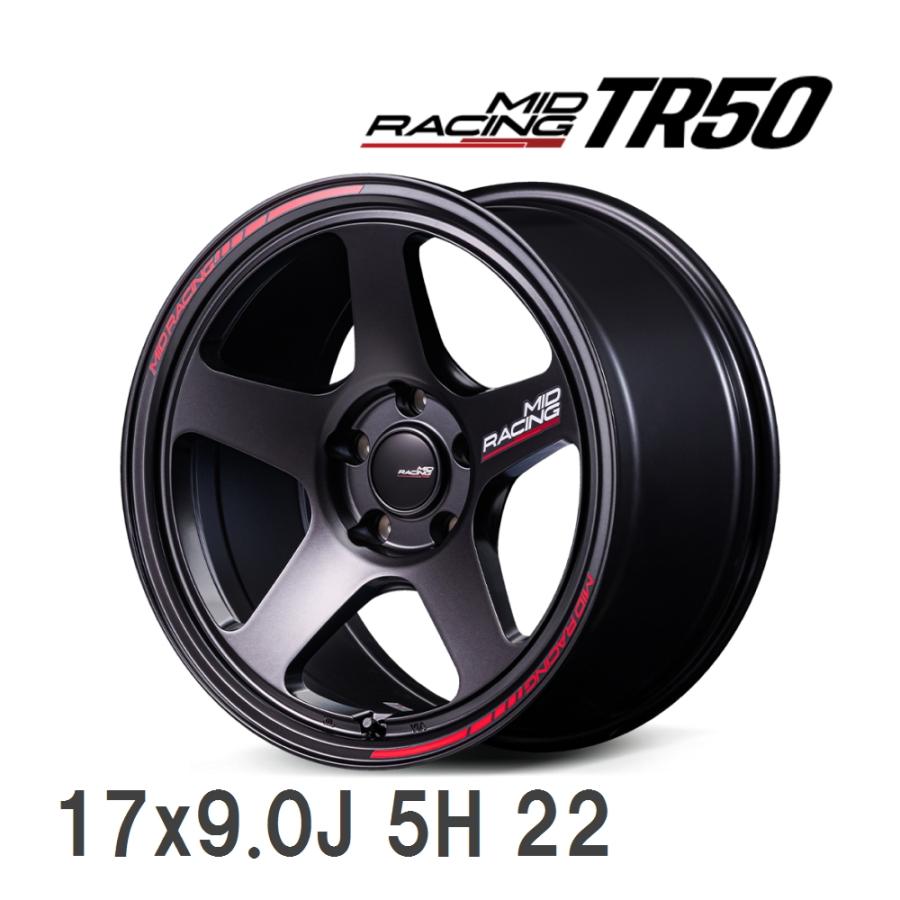 マルカサービス 【MID/マルカサービス】 MID RACING TR50 17x9.0J 22