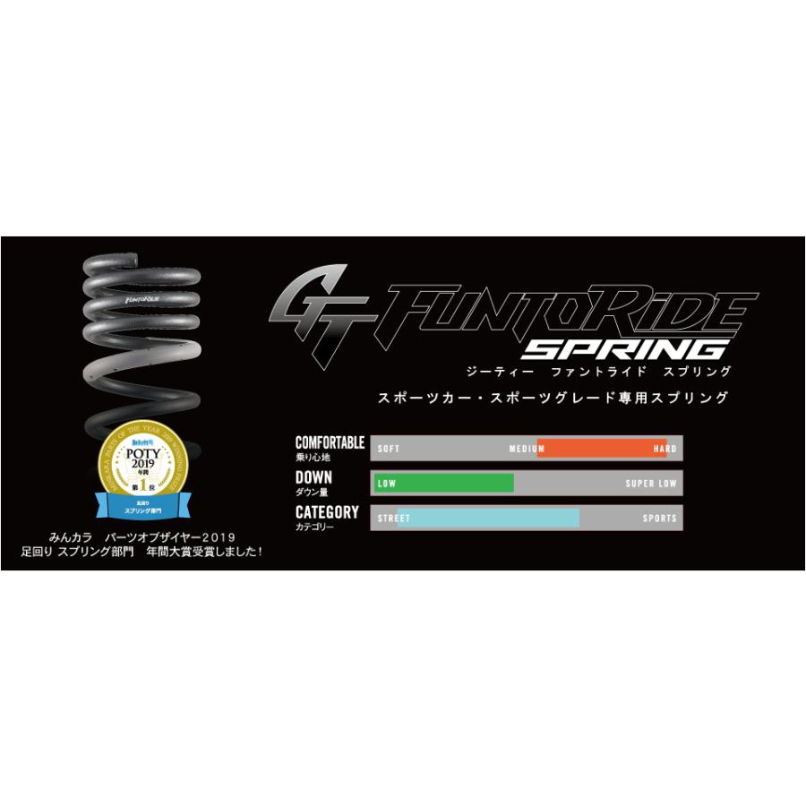シビック FK7 GT FUNTORIDE SPRING 1台分セット TANABE（タナベ） 【TANABE/タナベ】 カスタムスプリング GT FUNTORIDE