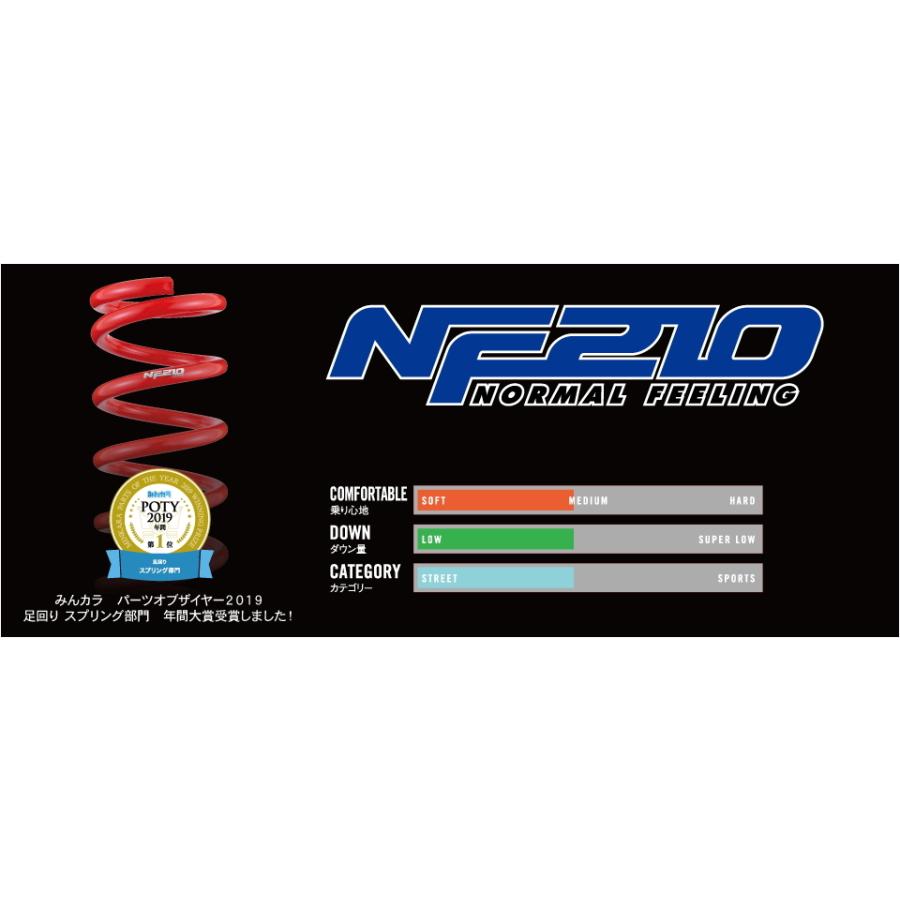 【TANABE/タナベ】 カスタムスプリング SUSTEC NF210 1台分セット トヨタ クラウン GRS184 2005/10~2008/2 [GRS182NK]｜vigoras｜02