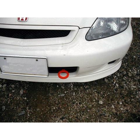 【KAWAI WORKS/カワイ製作所】 牽引フック(Racing hook) フロント 固定Type ホンダ シビック EK# ミラクル TYPE-R [HN0190-RFF-99]