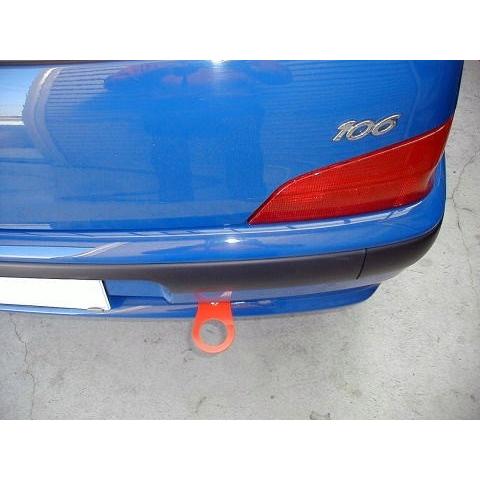 【KAWAI WORKS/カワイ製造所】 引っ張ること引っ掛かり(Racing hook) リヤ 固着させるType プジョー106 S10/S16/2S [IM0150-RFR-99] セーフティー用品-車、バイク、自転車