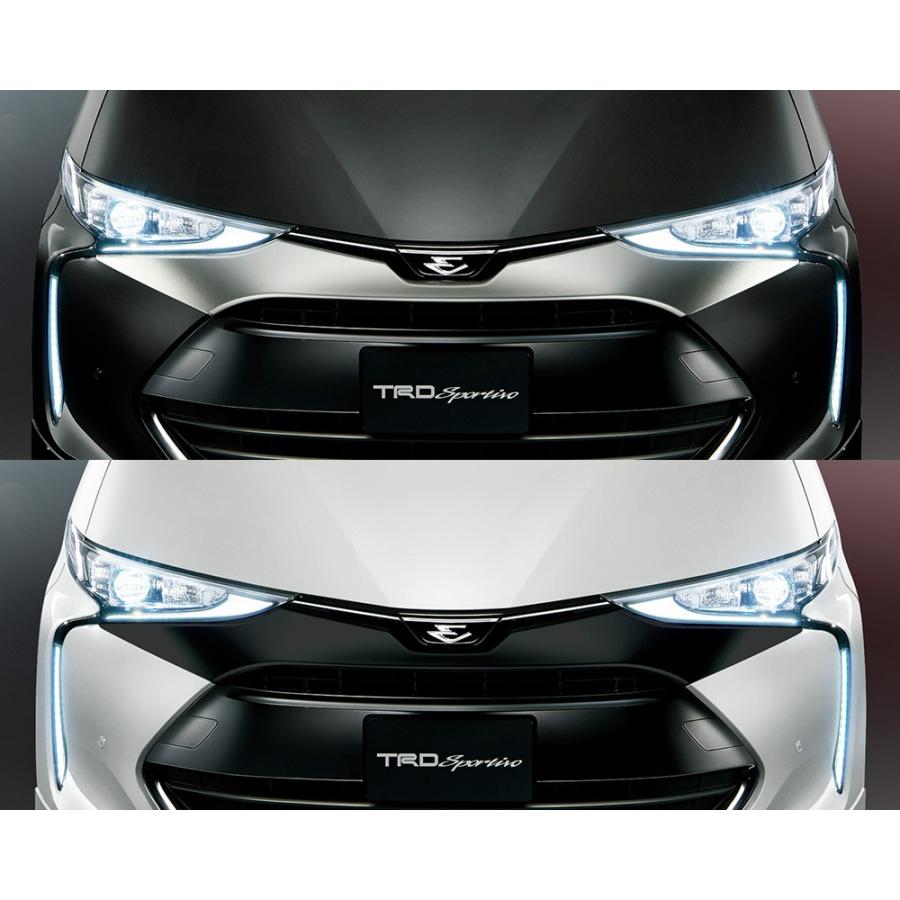 フロントバンパーガーニッシュ グレーメタリック トヨタ エスティマ 5