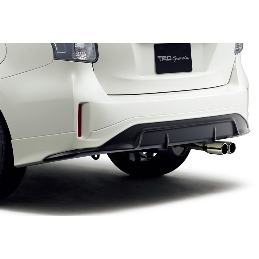 TRD 【TRD/ティーアールディー】 リヤバンパースポイラー 素地 トヨタ