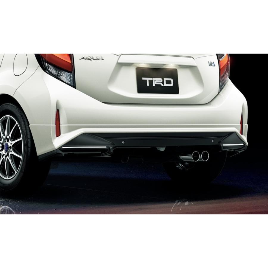 TRD 【TRD/ティーアールディー】 リヤバンパースポイラー 素地 トヨタ