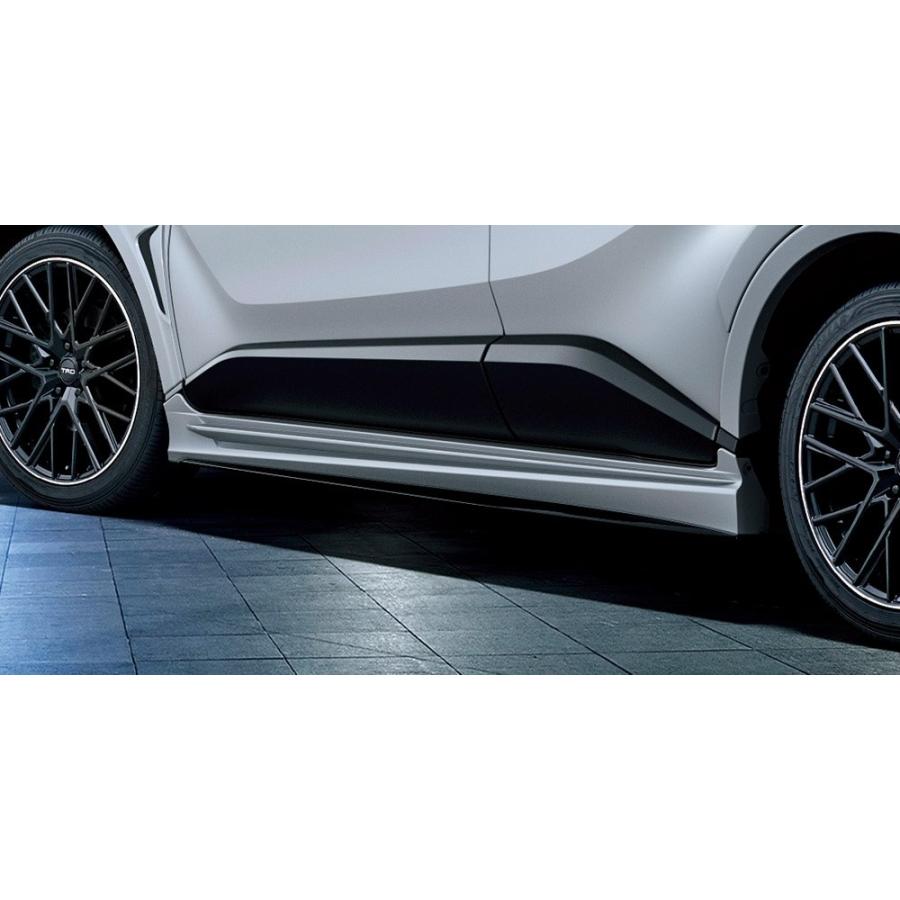 トヨタ C-HR【新品】TRD サイドスカート エアロ TOYOTA TRD 【TRD/ティーアールディー】 サイドスカート 素地 トヨタ C-HR 1