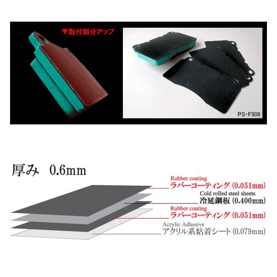 プロジェクトμ 【Projectμ】 ブレーキパッドシム BRAKE PAD SHIM