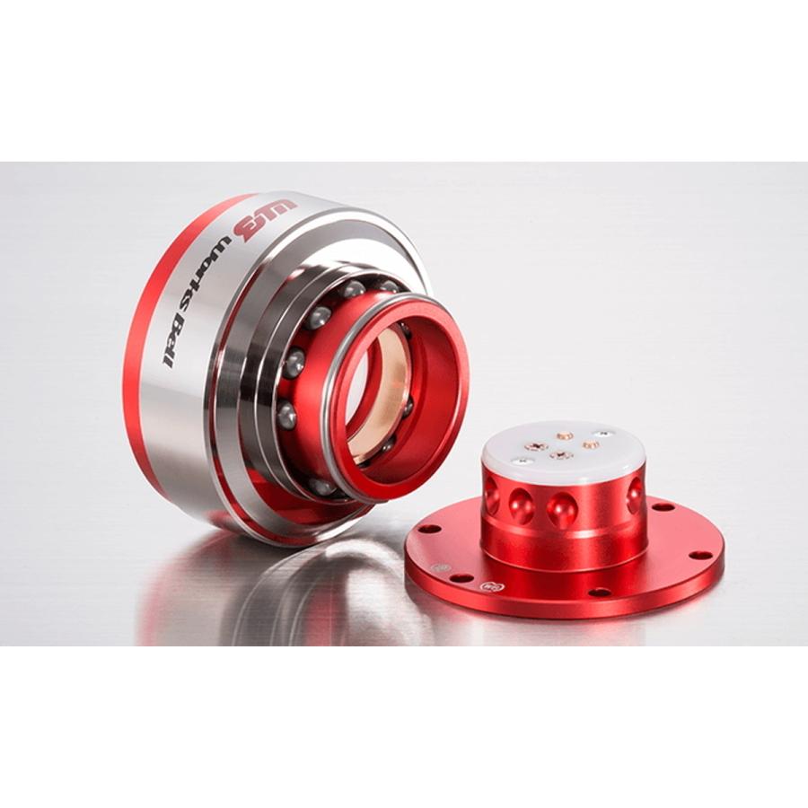 ワークスベル　ラフィックス2 オレンジ ワークスベル】 ステアリング脱着システム RAPFIXII(ラ