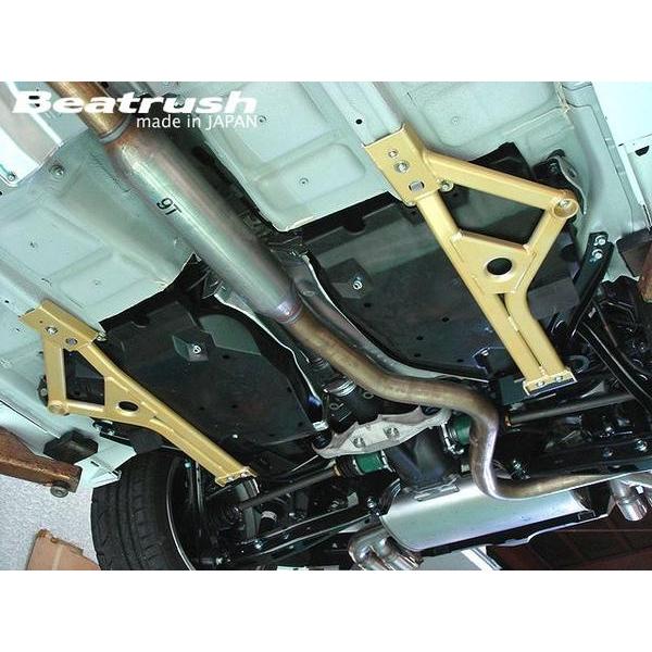 Beatrush リアパフォーマンスバー スバル インプレッサ WRX STi GVB/GRB [S86020PB-R]