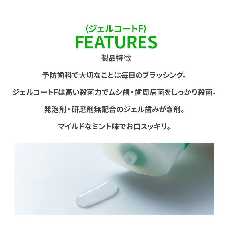 ジェルコートF 90g  3本セット 【オマケ付き XYLITOLミニガム10個】送料無料 ★SDGs 新品箱なし 歯磨き粉 マウスウォッシュ ウエルテック｜vigzackjapan｜02