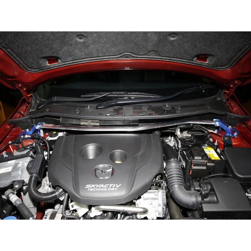 オーバルシャフト・ストラットバー フロント マツダ デミオ DJ3FS, DJ5FS, DJLFS [446-540-A]