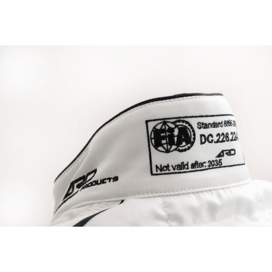 【5ZIGEN】 レーシングスーツ レーシングスーツ ARD-025DM ホワイト サイズ:４L [ARD-025DM-WHITE-4L]の画像