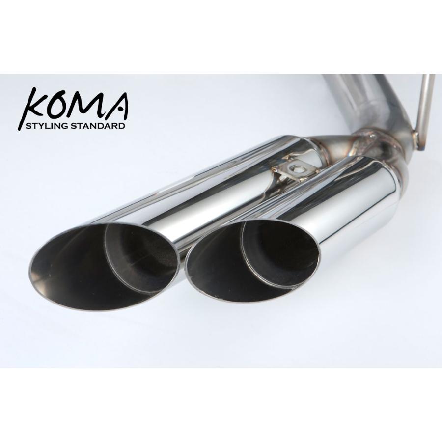 5ZIGEN 【5ZIGEN】 マフラー KOMA SIDE MUFFLER トヨタ ハイエース KR