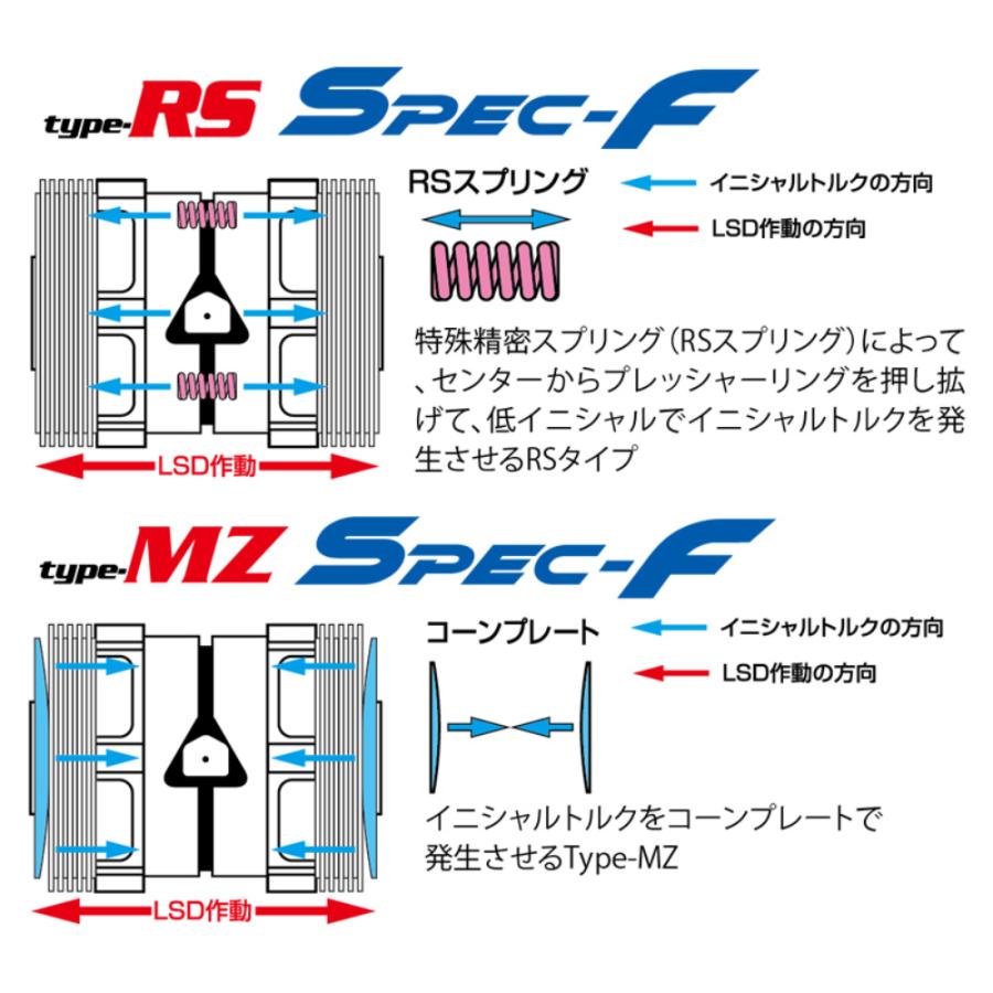【CUSCO/クスコ】 LSD type-RS スペックエフ 1.5WAY ミツビシ ランサーエボリューション CT9A 2006.8~2007.1 [LSD-450-CT15]の画像