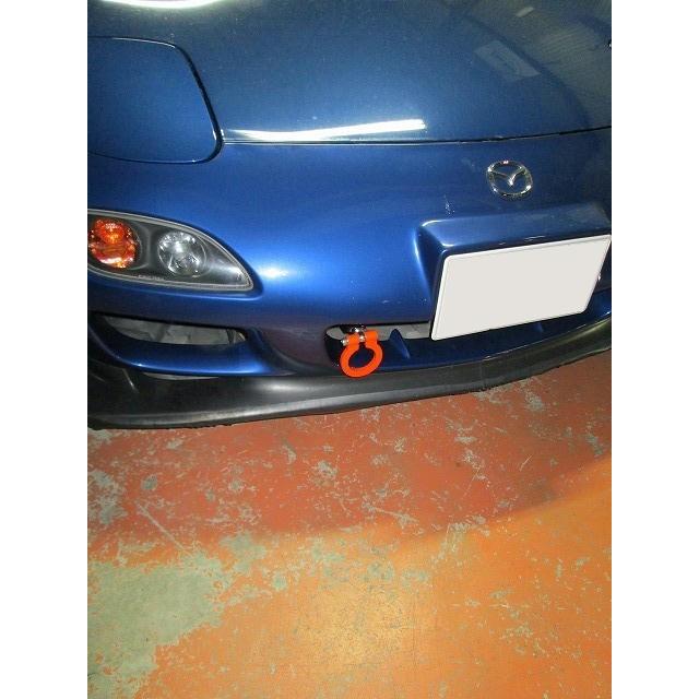 【KAWAI WORKS/カワイ製作所】 牽引フック(Racing hook) フロント 可倒Type マツダ RX-7 FD3S アンフィニ [MA0080-RFF-88]