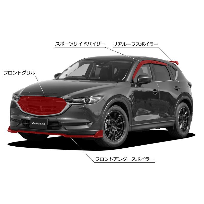 【AutoExe/オートエグゼ】 KF-06 スタイリングキット フロントグリル マツダ CX-5 KF系 [MKG2500]｜viigoras2｜02