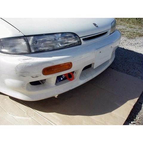 【KAWAI WORKS/カワイ製造所】 引っ張ること引っ掛かり(Racing hook) 向こう正面 固着させるType ニッサン シルビア S14 [NS0380-RFF-99] 牽引フック-車、バイク、自転車