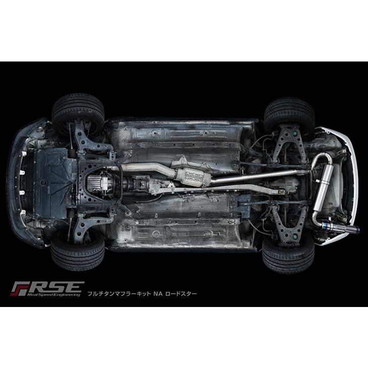 RSE/リアルスピードエンジニアリング】 フルチタンマフラーキットNA