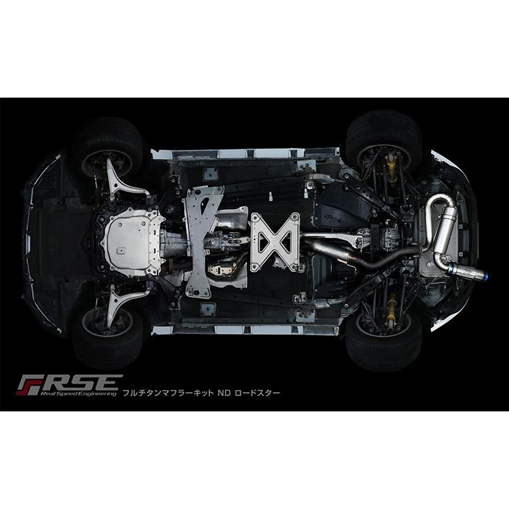 RSE/リアルスピードエンジニアリング】 フルチタンマフラーキット
