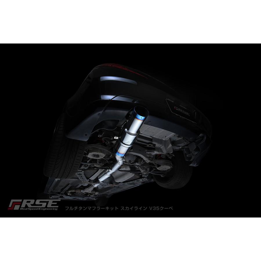 RSE/リアルスピードエンジニアリング】 フルチタンマフラーキット