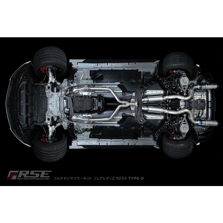 RSE/リアルスピードエンジニアリング】 フルチタンマフラーキット