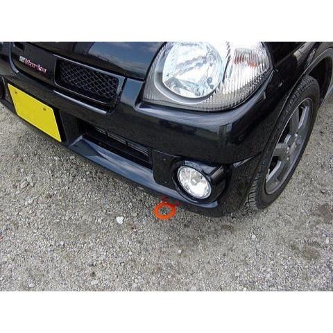 【KAWAI WORKS/カワイ製造所】 引っ張ること引っ掛かり(Racing hook) 向こう正面 固着させるType スズキ kei HN2#S [SZ0200-RFF-99] 自動車-車、バイク、自転車