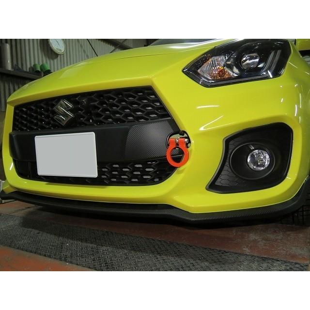 【KAWAI WORKS/カワイ製作所】 牽引フック(Racing hook) フロント 可倒Type スズキ スイフトスポーツ ZC33 '17/09~ [SZ0800-RFF-88]