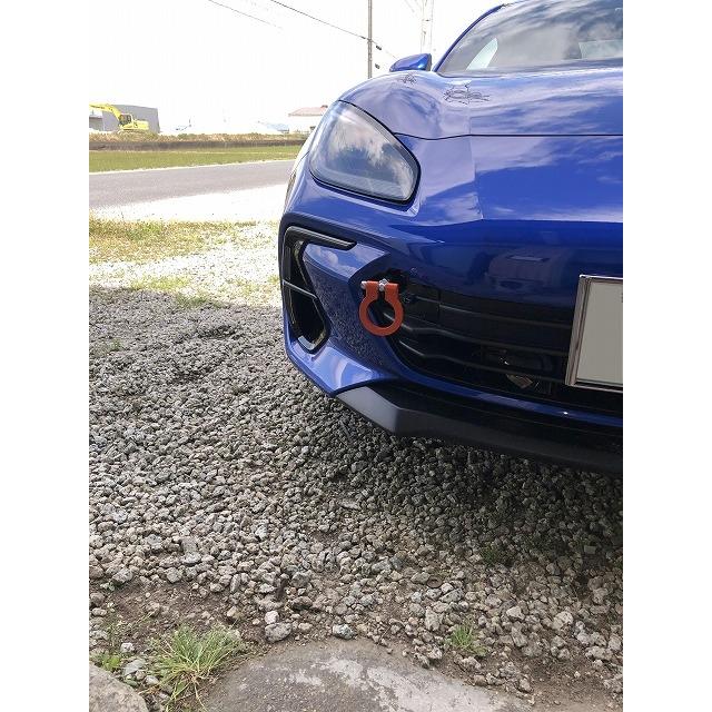 【KAWAI WORKS/カワイ製作所】 牽引フック(Racing hook) フロント type可倒 スバル BRZ ZD8 '21/08〜 [TY1620-RFF-88]_1