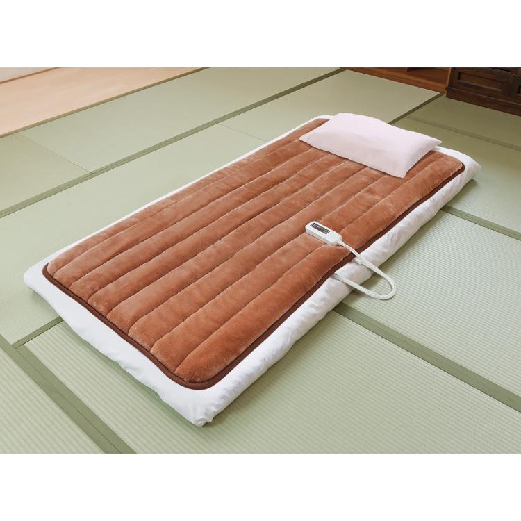 ゼンケン 【電磁波99％カット】 一人用電熱マット シングル 80×180cm ホットマット 暖房機 タイマー付 洗える ZMT-75CTの画像