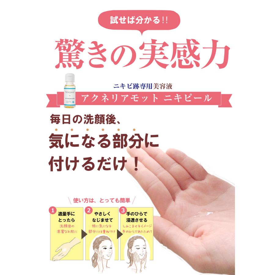 Acneriamotto ニキビ跡専用美容液 ニキピール 30ml×1本【ゆうパケット