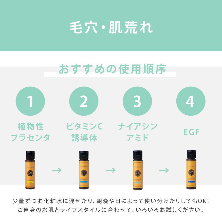 原液＋原液ハッピーエッセンス【4本で送料無料】EGF レチノール 