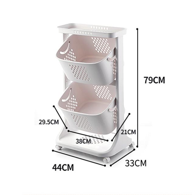 キッチンツール 野菜かご 水切りかご 可動式収納ラック 野菜ストッカー 多機能 キッチン収納 キッチンボード スペース有効活用 2層 Cfgj 119 ビレッジスリー ヤフー店 通販 Yahoo ショッピング