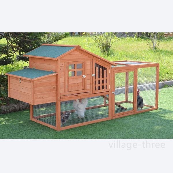 一部予約販売中 豪華 天然杉材 大型 うさぎ 小動物ケージ ペット別荘 飼育 鶏 鴨 ビレッジスリー 鳥籠 うさぎ 屋外 野外 庭用 組立式 防腐材 天然杉材 安定性抜群 防腐材 木製犬舎 Cw 027 ビレッジスリー ヤフー店 超新作