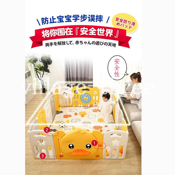 2020最新 ベビーサークル 折畳式 ーの屋内または屋外用折りたたみ式 子供用リビング遊び ベビーサークル 遊園地 厚手プレイマット Jkgl 12 ビレッジスリー ヤフー店 通販 Yahoo ショッピング