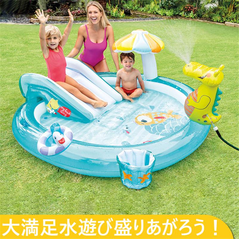 家庭用プール ウォータープール 噴水 ワニ 子供 浮き輪 水遊び 庭 おもちゃ ビニール プール 子供 キッズ 水遊 海水浴 自宅 Jysc 15 1 ビレッジスリー ヤフー店 通販 Yahoo ショッピング