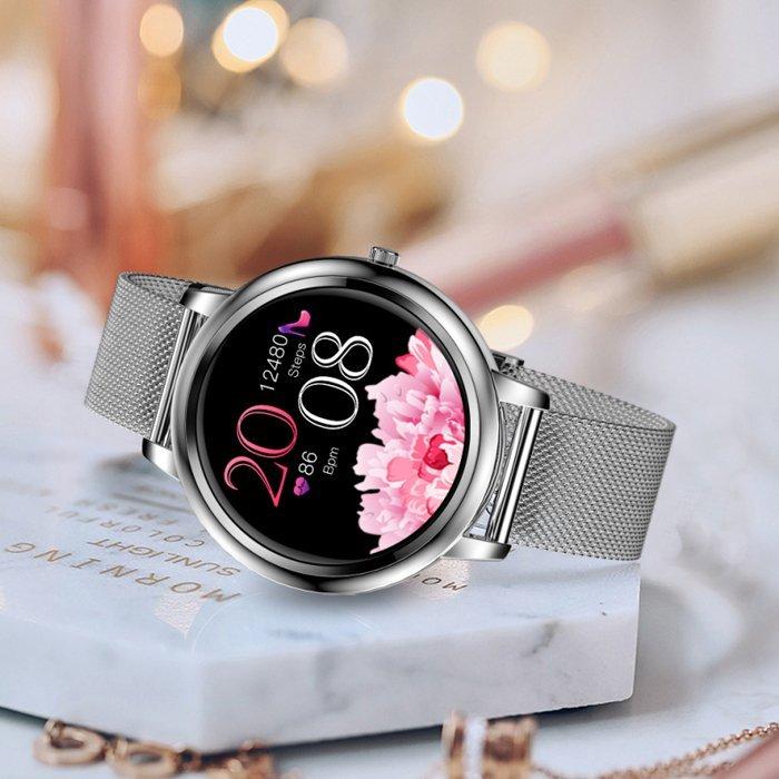 22新入荷 スマートウォッチ 血圧測定 血中酸素 睡眠検測 レディース 大画面 血圧 日本語 防水 アラーム スポーツ腕時計 在庫僅少