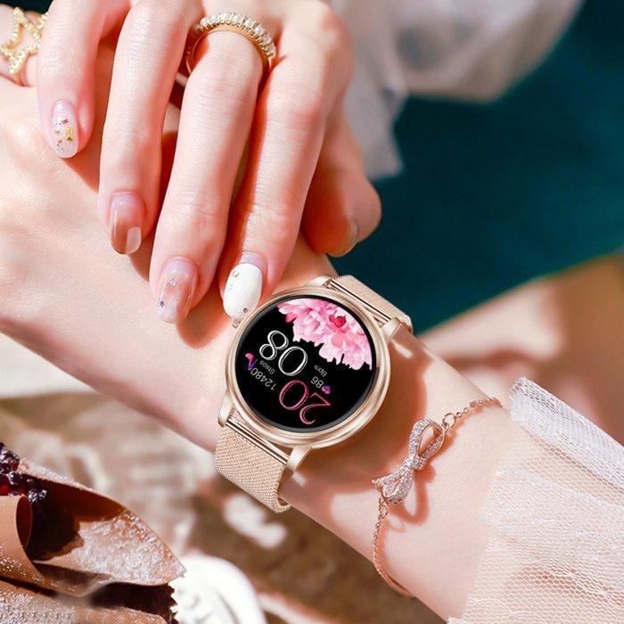 22新入荷 スマートウォッチ 血圧測定 血中酸素 睡眠検測 レディース 大画面 血圧 日本語 防水 アラーム スポーツ腕時計 在庫僅少