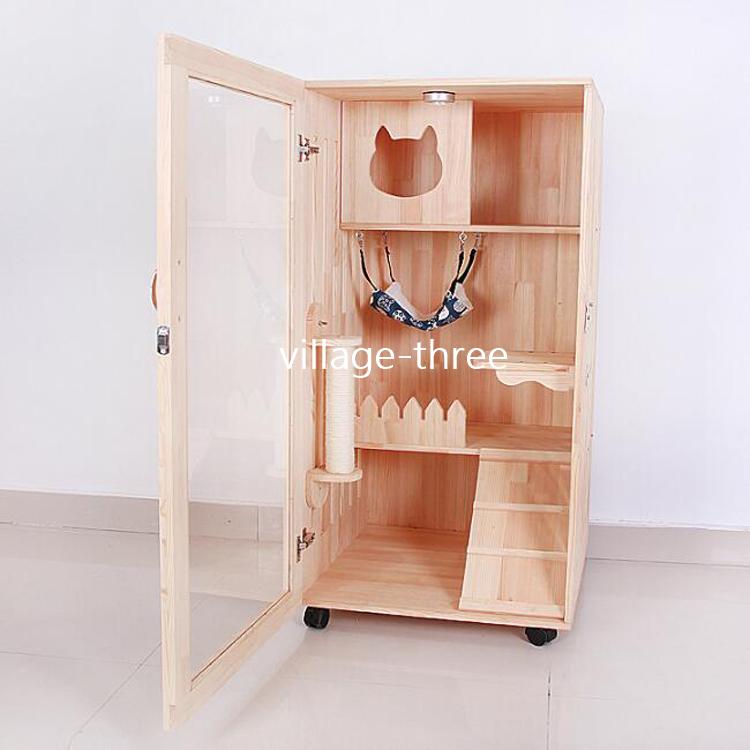 品質保証 猫ハウス 別荘 キャットハウス 超大きい繁殖アパート キャットベッド ドアの素材はアクリルです 猫 ベッド 冬 猫のハウス 猫 小さな城 Xzh 186 ビレッジスリー ヤフー店 通販 Yahoo ショッピング