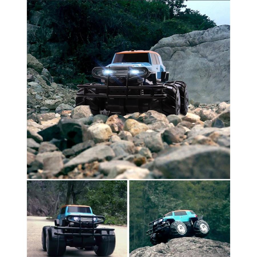水陸両用 大型リモコン車 オフロード車 乗り越え抜群 4輪駆動 防水 二重モーター設計 クールライト 充電式おもちゃ プレゼント R105 233 Zh 233 ビレッジスリー ヤフー店 通販 Yahoo ショッピング