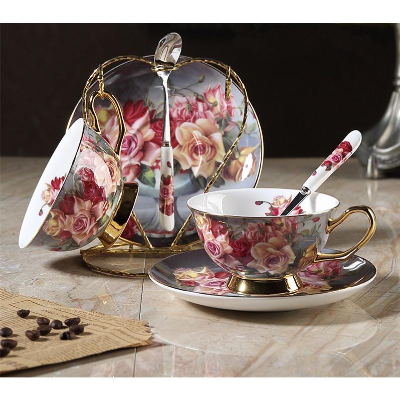 高級感溢れる イギリス式茶器 フラワーティーカップセット 北欧風 釉 家庭用ティーカップセット 職人手作り 14客セット 美しい R114 247 Zh 247 ビレッジスリー ヤフー店 通販 Yahoo ショッピング